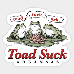 Toad Suck Buds Sticker